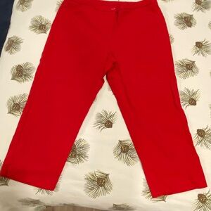 Red Capri Pants - fit like an 8